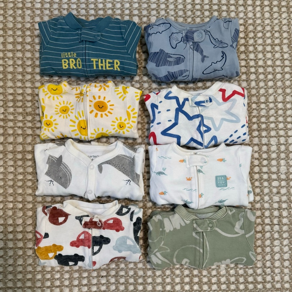 Carters Footed Pajamas (8)